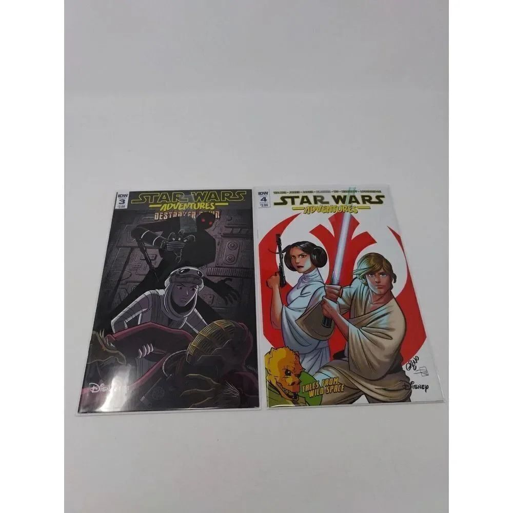 Star Wars Adventures IDW Comics #3 & 4 Destroyer Down and Tales from Wild Space
